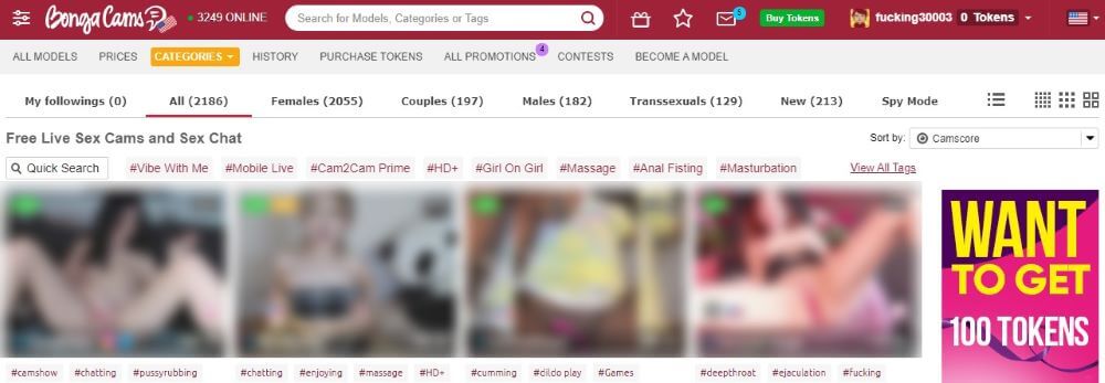 BongaCams With Cam Girls