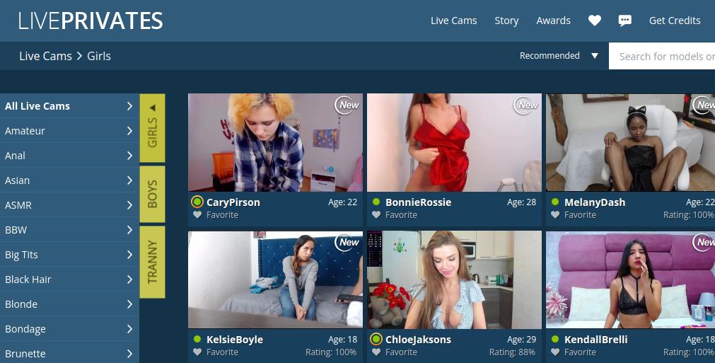 LivePrivates With Cam Girls