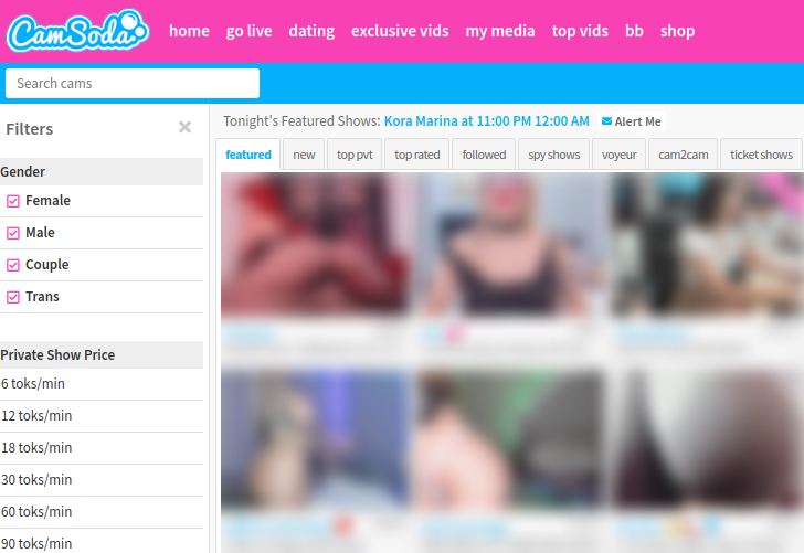 CamSoda With Cam Girls