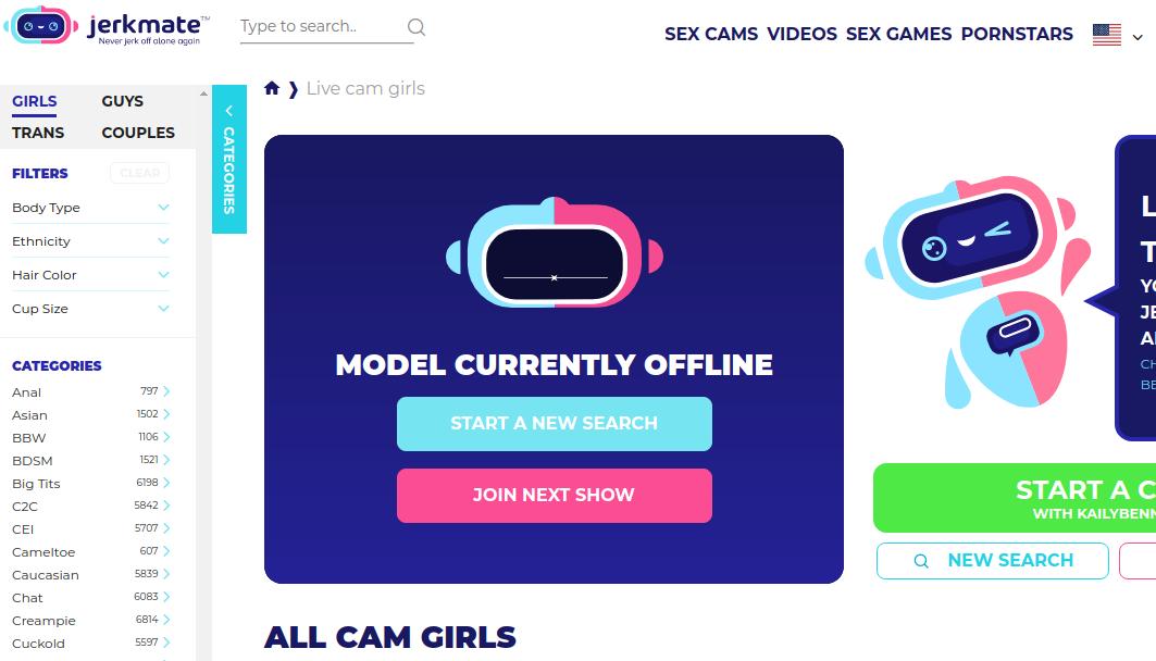 JerkMate Cam Site
