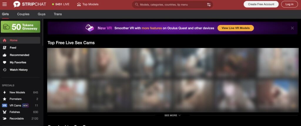 WebSites Similar to Stripchat