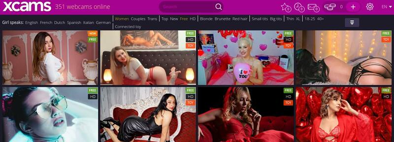 WebSites Similar to Xcams